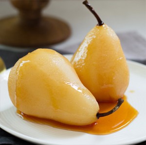 Vanilla Honey Poached Pears - Holiday Recipes