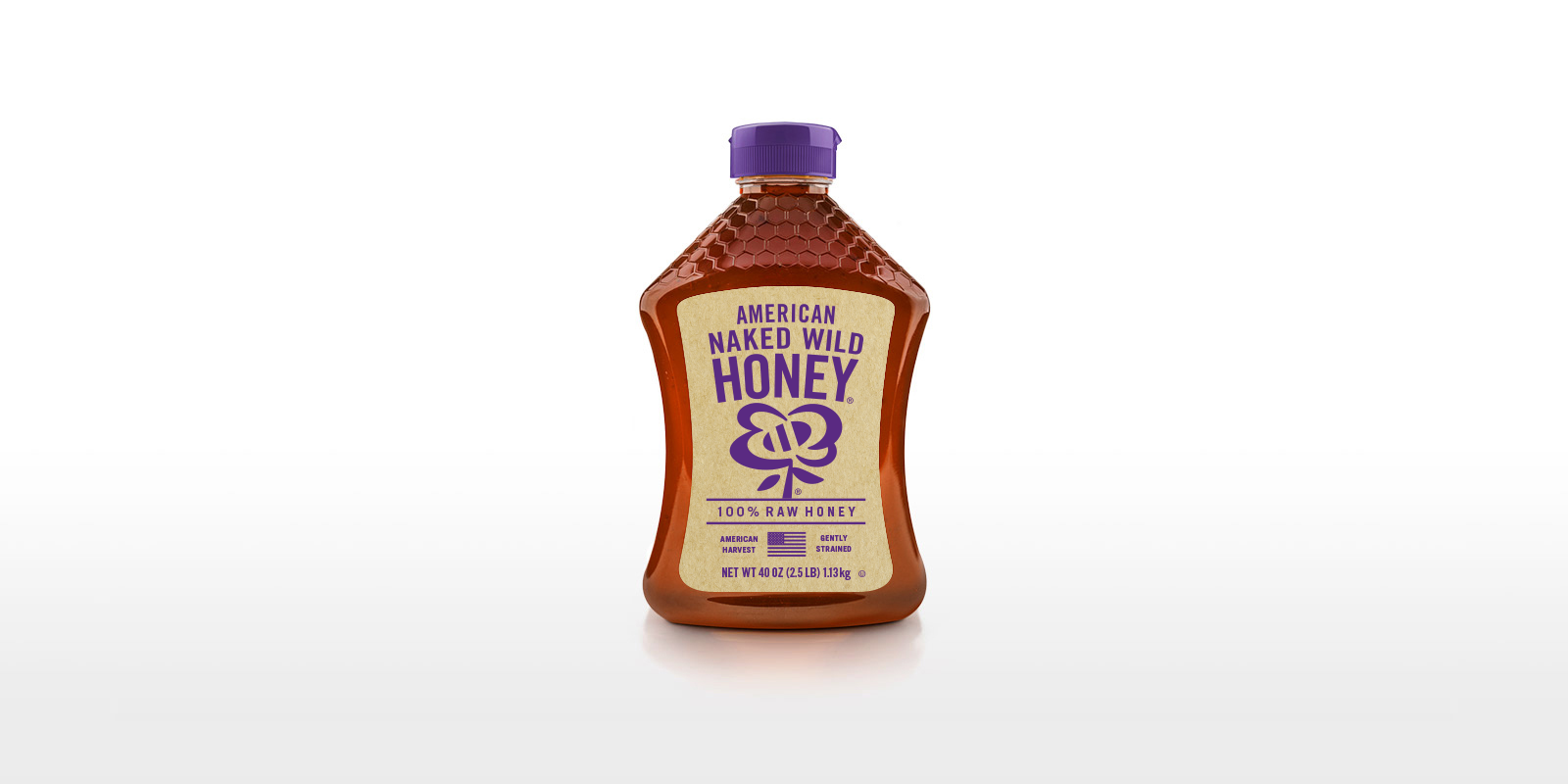 40 oz Naked Wild Honey - Barkman Honey